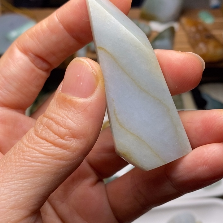 翡翠未镶嵌颈饰天然