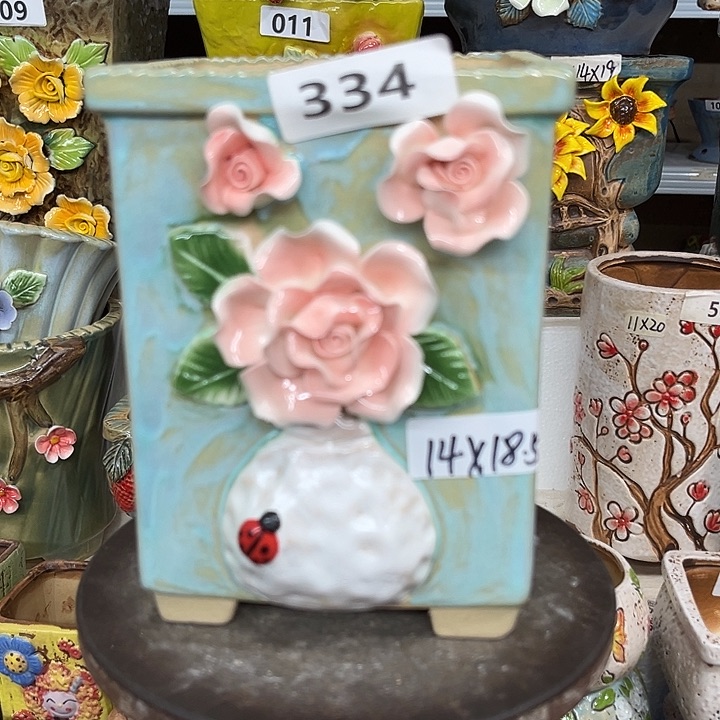 紫砂花盆粗陶材质多肉花盆