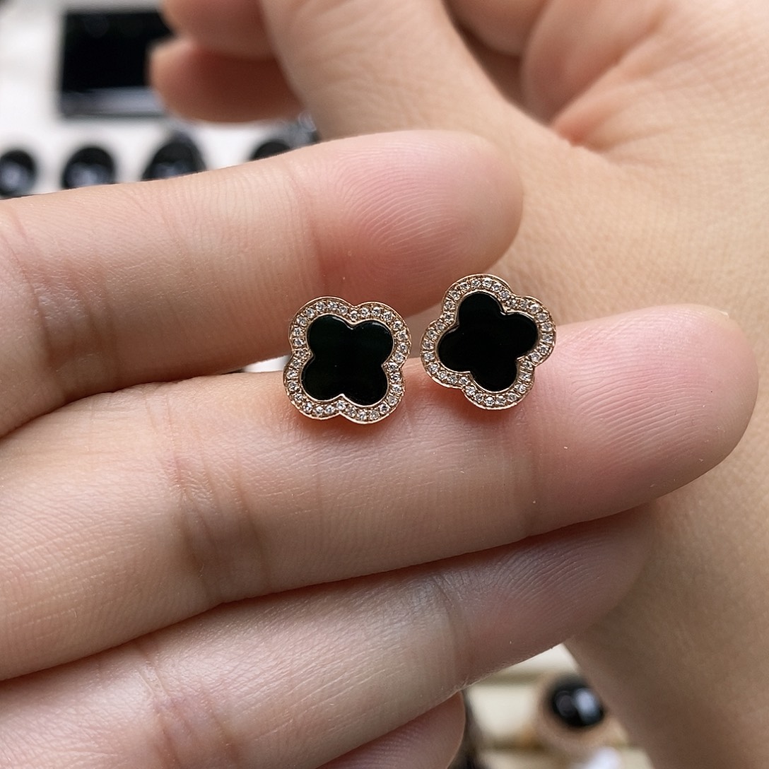 翡翠18K金镶嵌耳饰