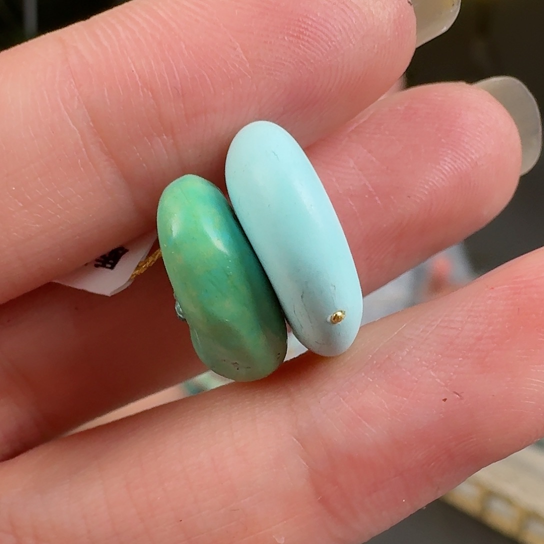 绿松石珠宝奇石未镶嵌