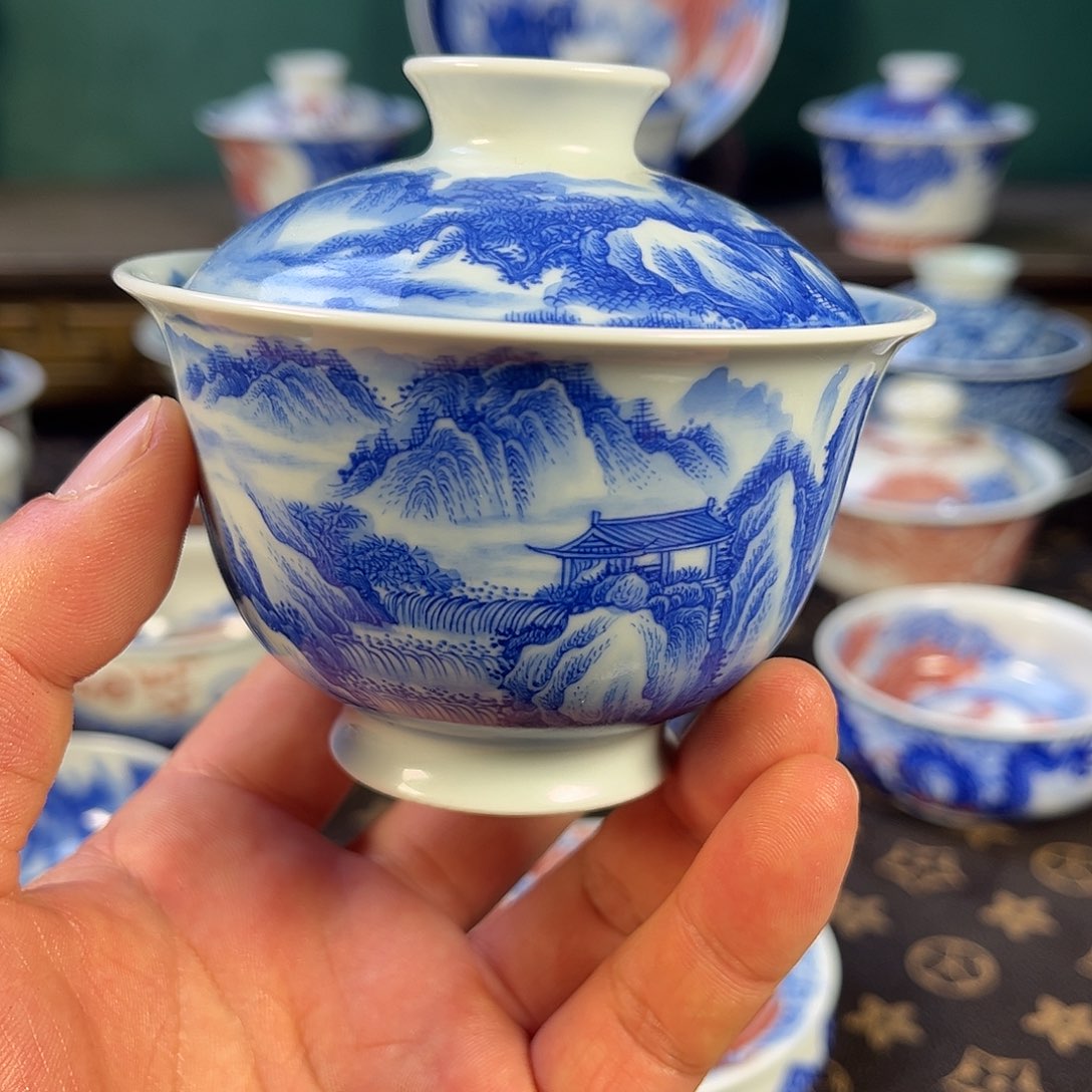 瓷片景德镇手工手绘