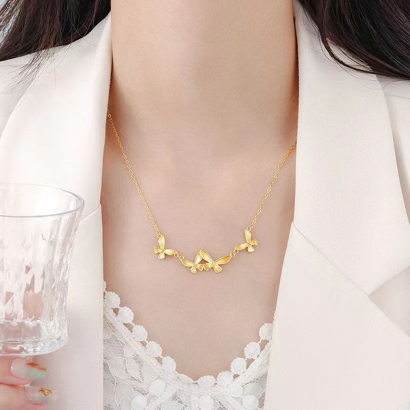 合金项链 精品时尚蝴蝶项链
