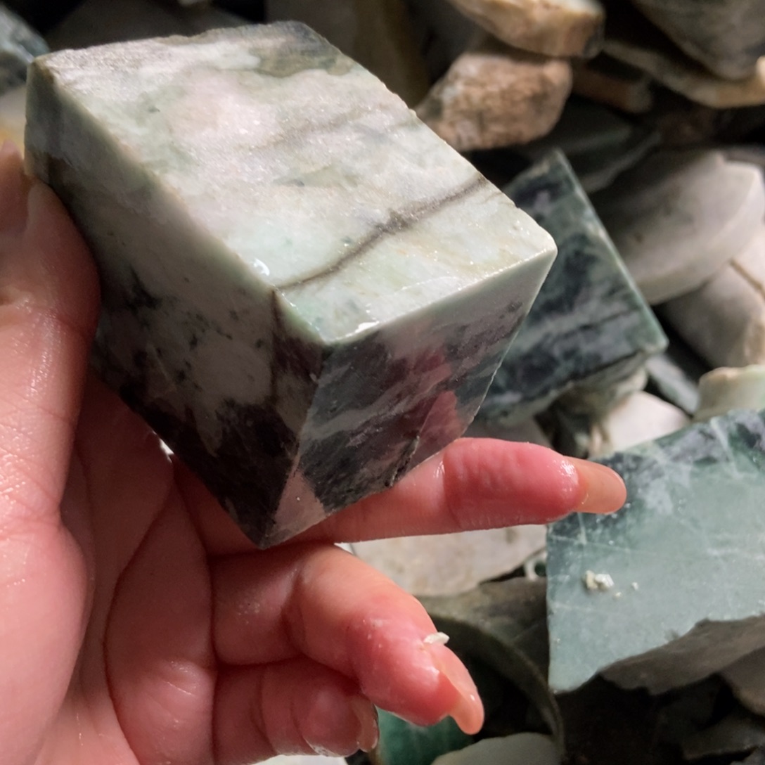 翡翠未镶嵌挂件天然翡翠