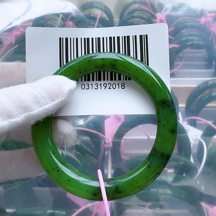 和田玉（碧玉）手镯未镶嵌53