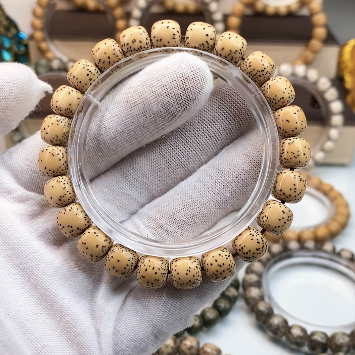 【闪购商品】星月菩提手串一物一图原生态同枝顺白月朗星稀