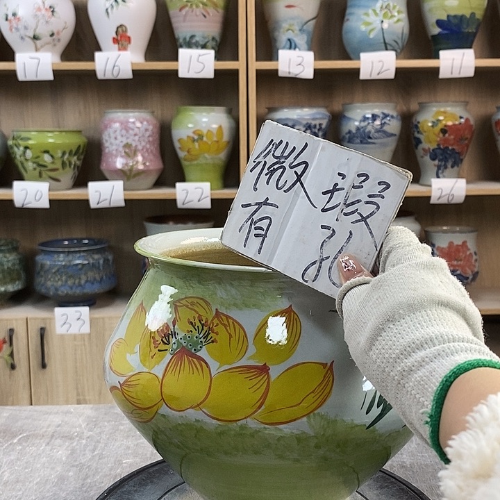 缸13xc景德镇陶瓷花盆