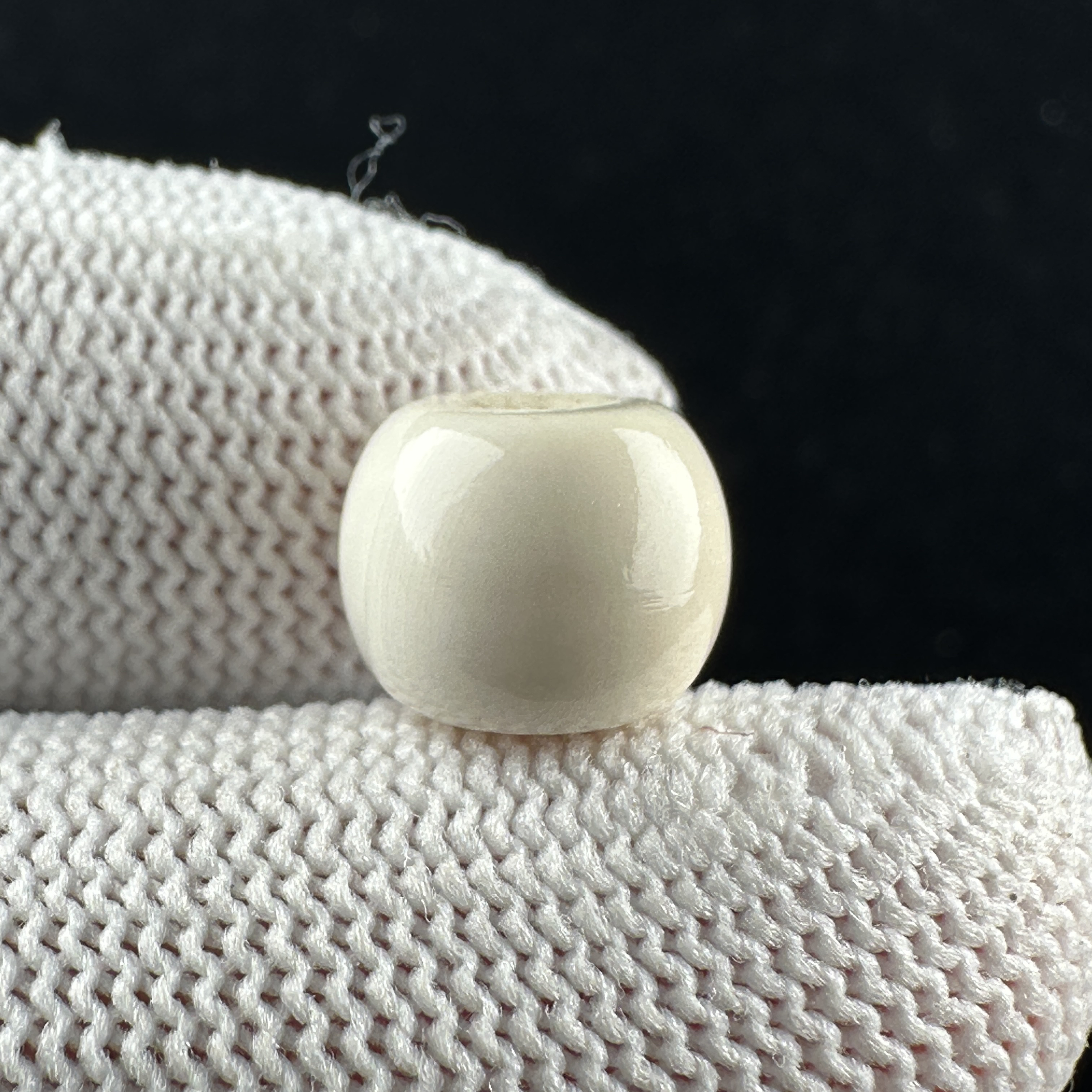K2732天然猛犸 墩子扣子10*8mm一物一图 假一罚十