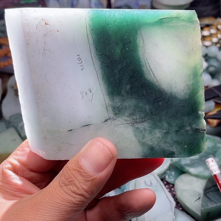 定制翡翠未镶嵌多**后翡翠