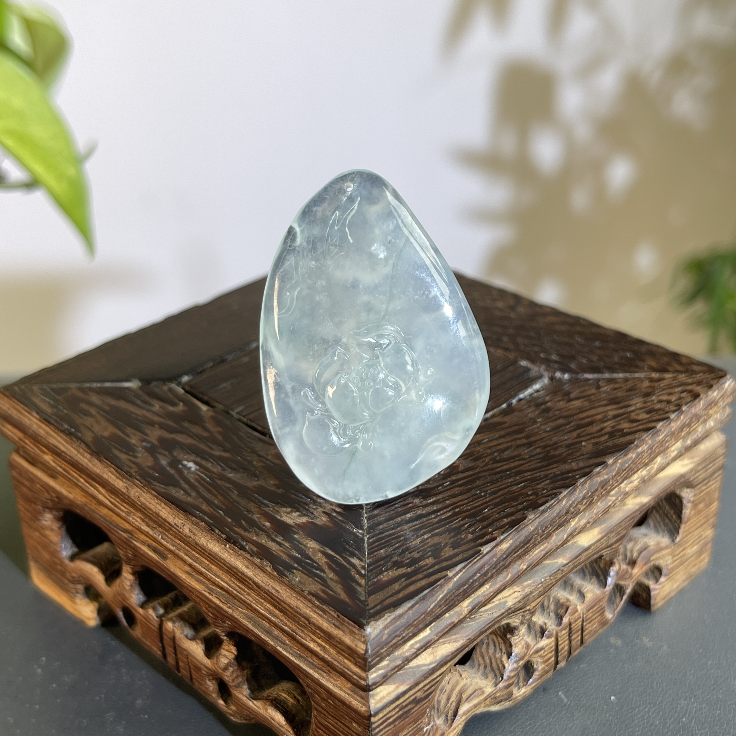 JCB28-167 天然缅甸A货翡翠 一品清廉