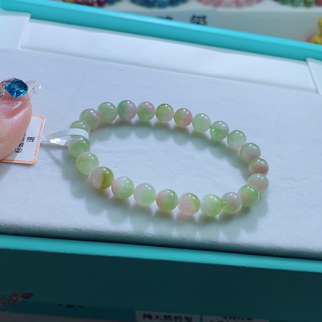 碧玺手链未镶嵌8.2mm左右