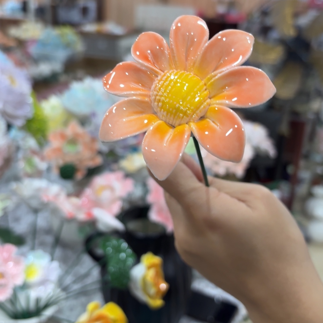 陶瓷花，20元发货，退款拉黑