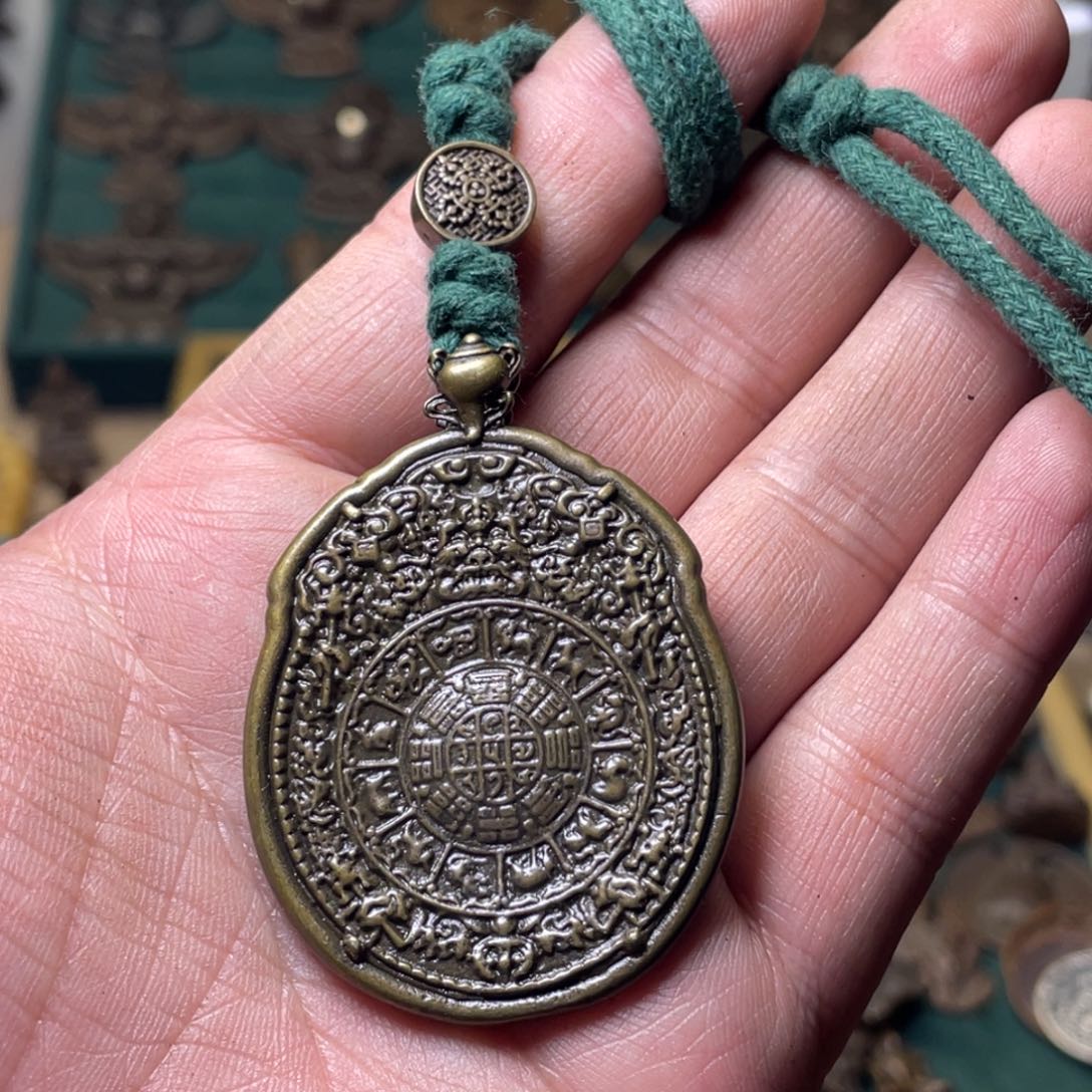 藏传福利九宫八卦牌包挂