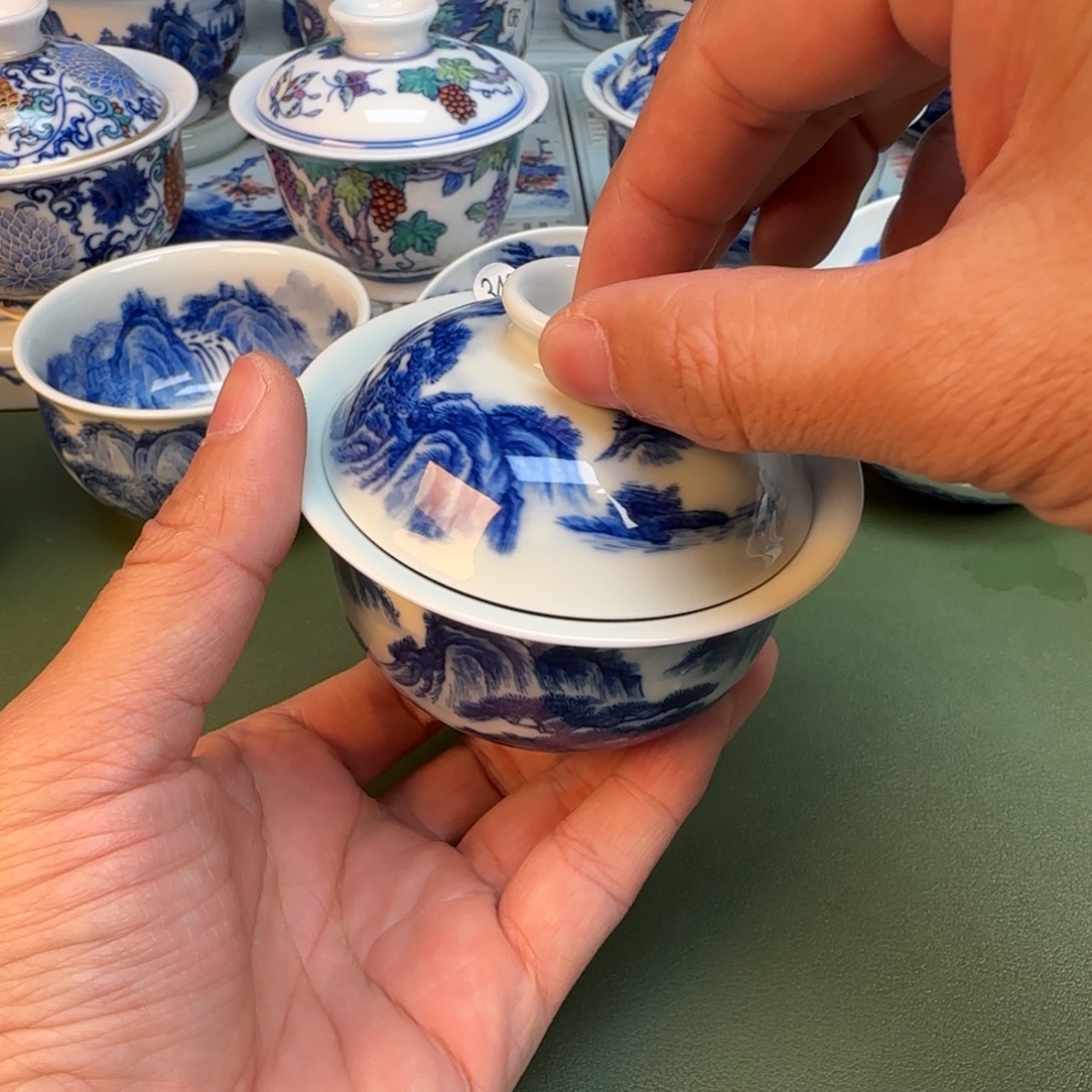 陶纯手工纯手绘茶具348