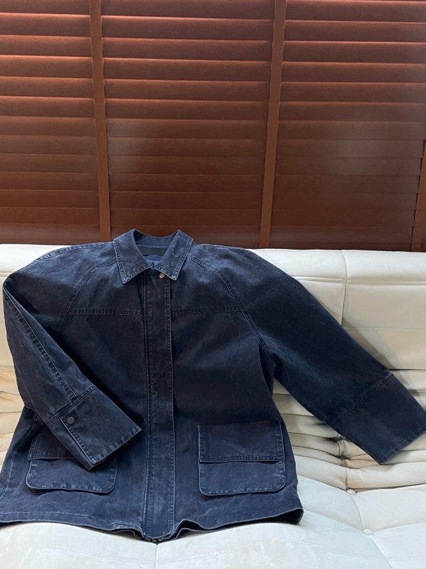 Uninhabitable 宽松版型中长款工装外套风衣工装夹克