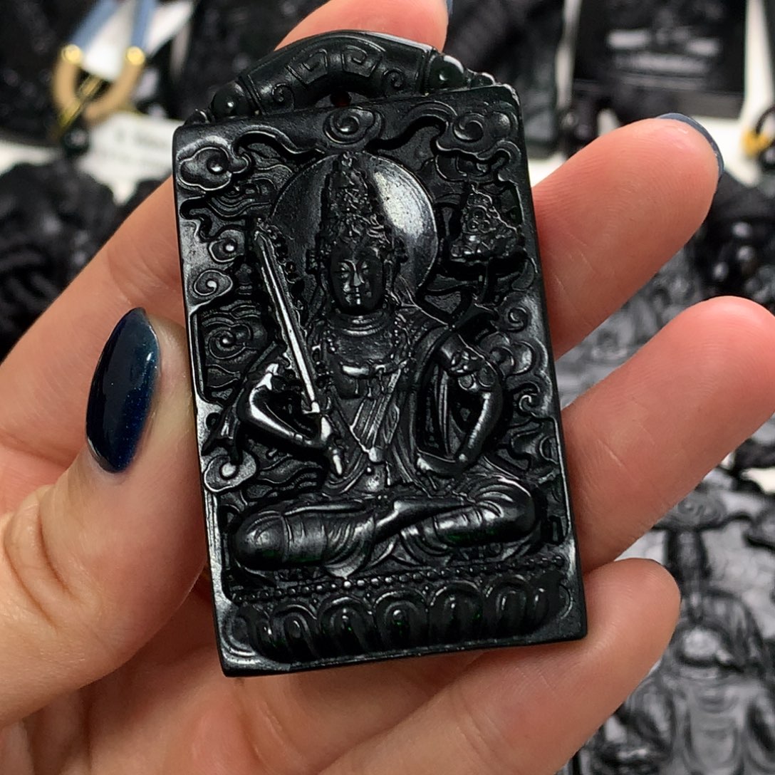 天然a货钢琴黑挂件