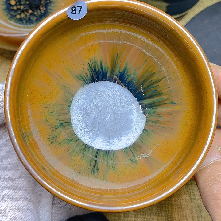 茶盏龙窑柴烧将军器型9.9口径