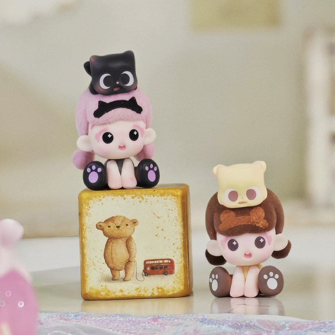 【直播拆盒】倒倒新品倒倒和小猫的一天系列萌粒盲袋可爱盲盒手办