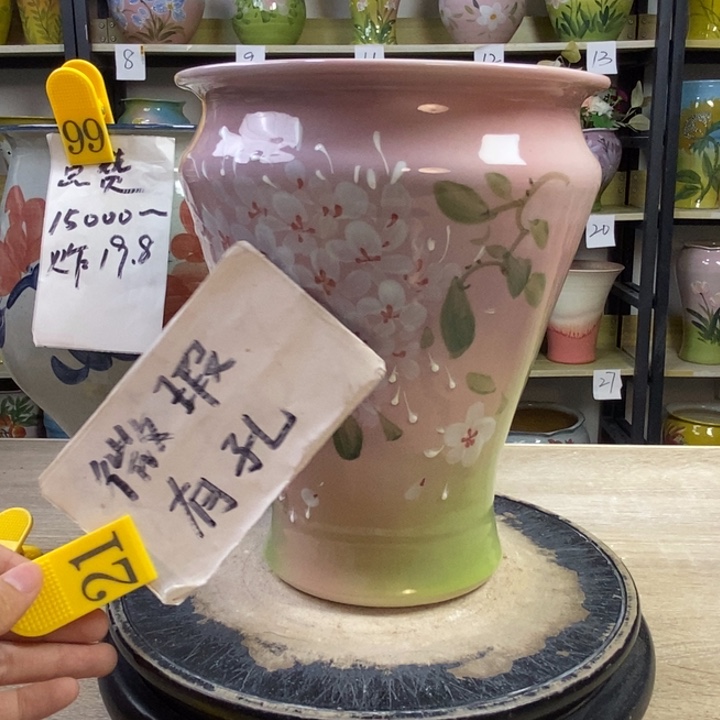 景德镇高温陶瓷花盆