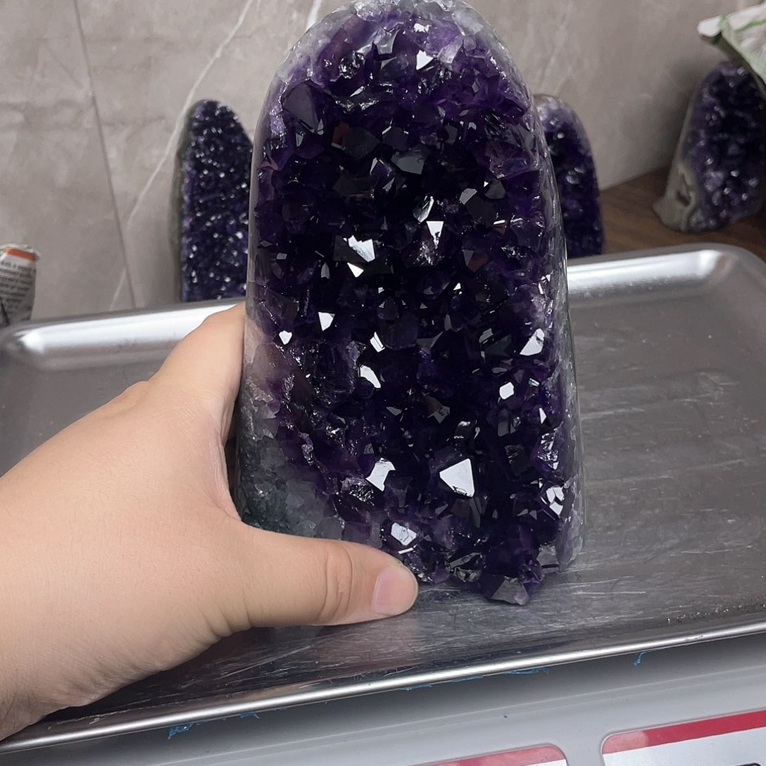 未镶嵌紫晶大型摆件（非配饰）༄****