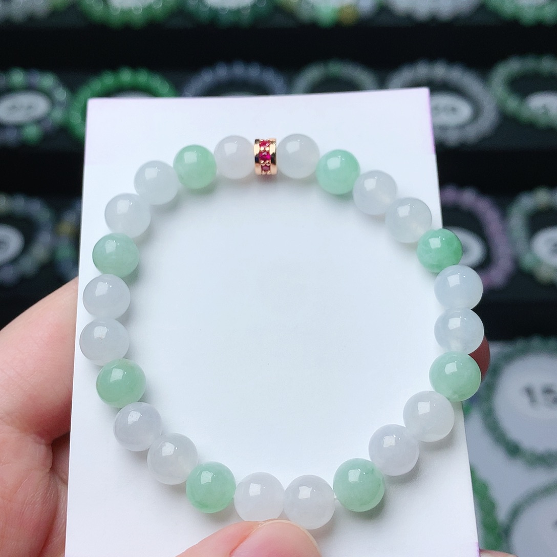 翡翠手链未镶嵌翡翠