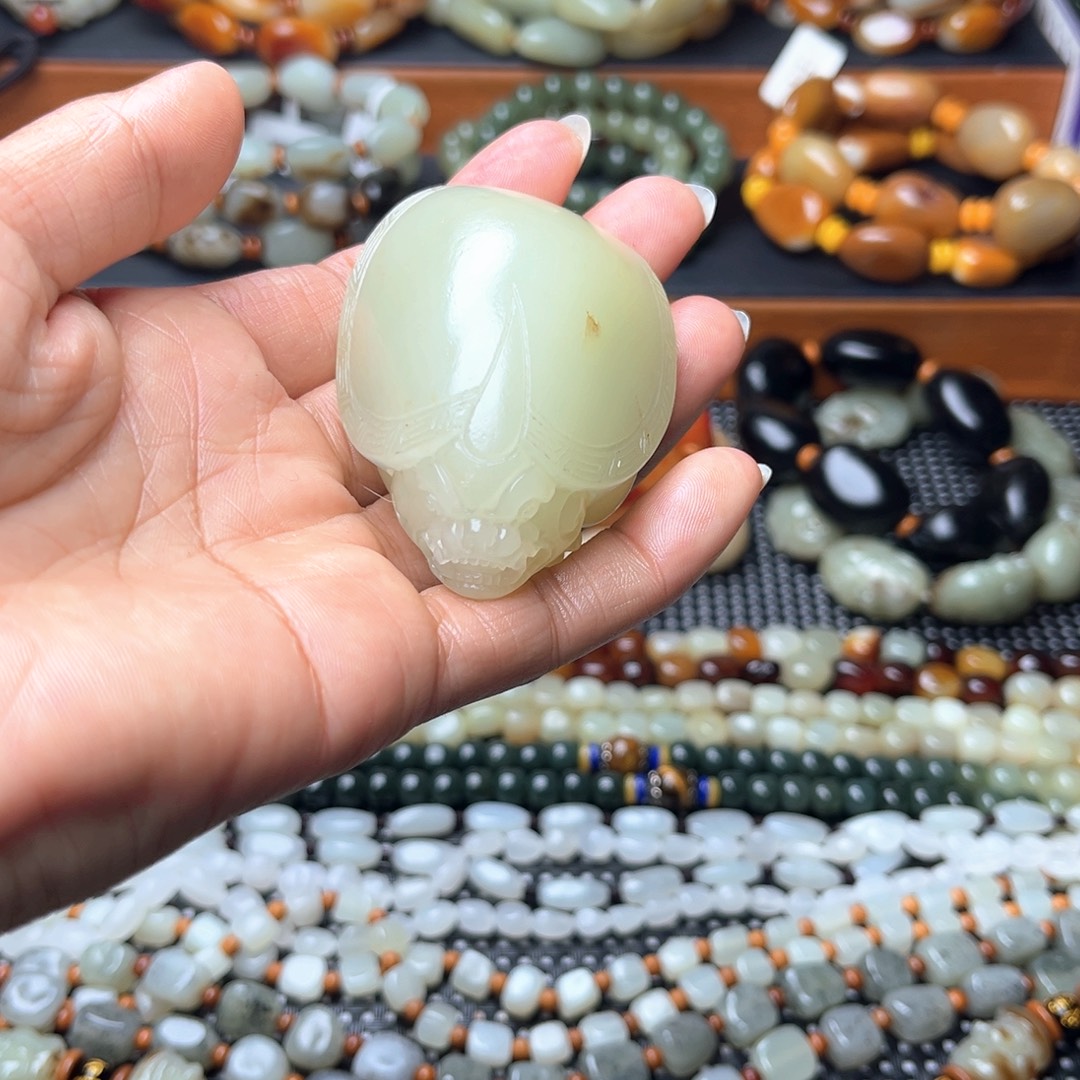 和田玉未镶嵌手链