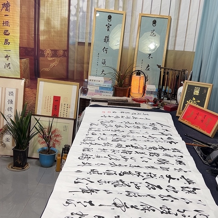 书法沁园春雪六尺宣纸