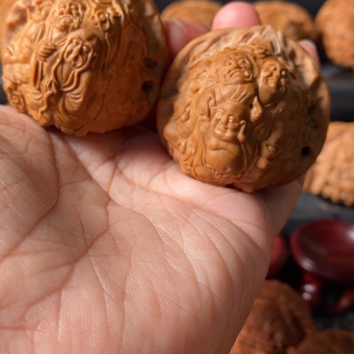 把件文玩核桃十八罗汉