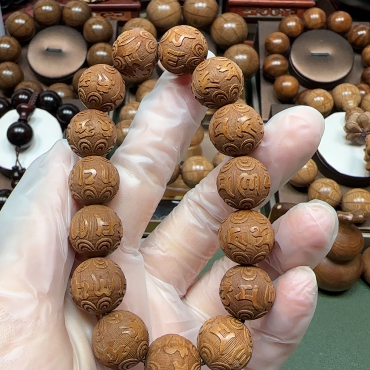 【闪购商品】六道木手串/手链1.5雕刻