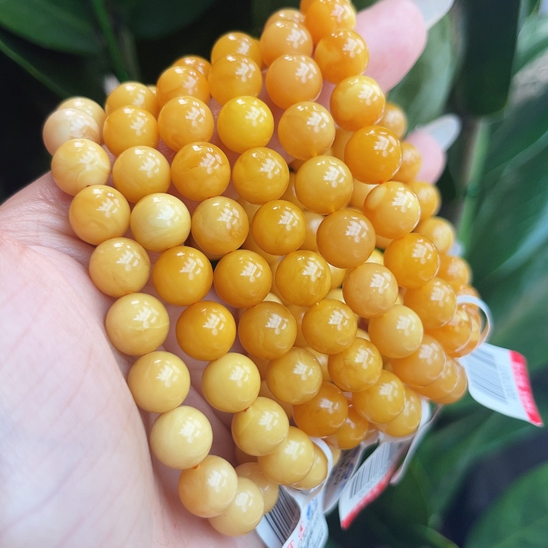 未镶嵌琥珀手链9 m多样性发其一