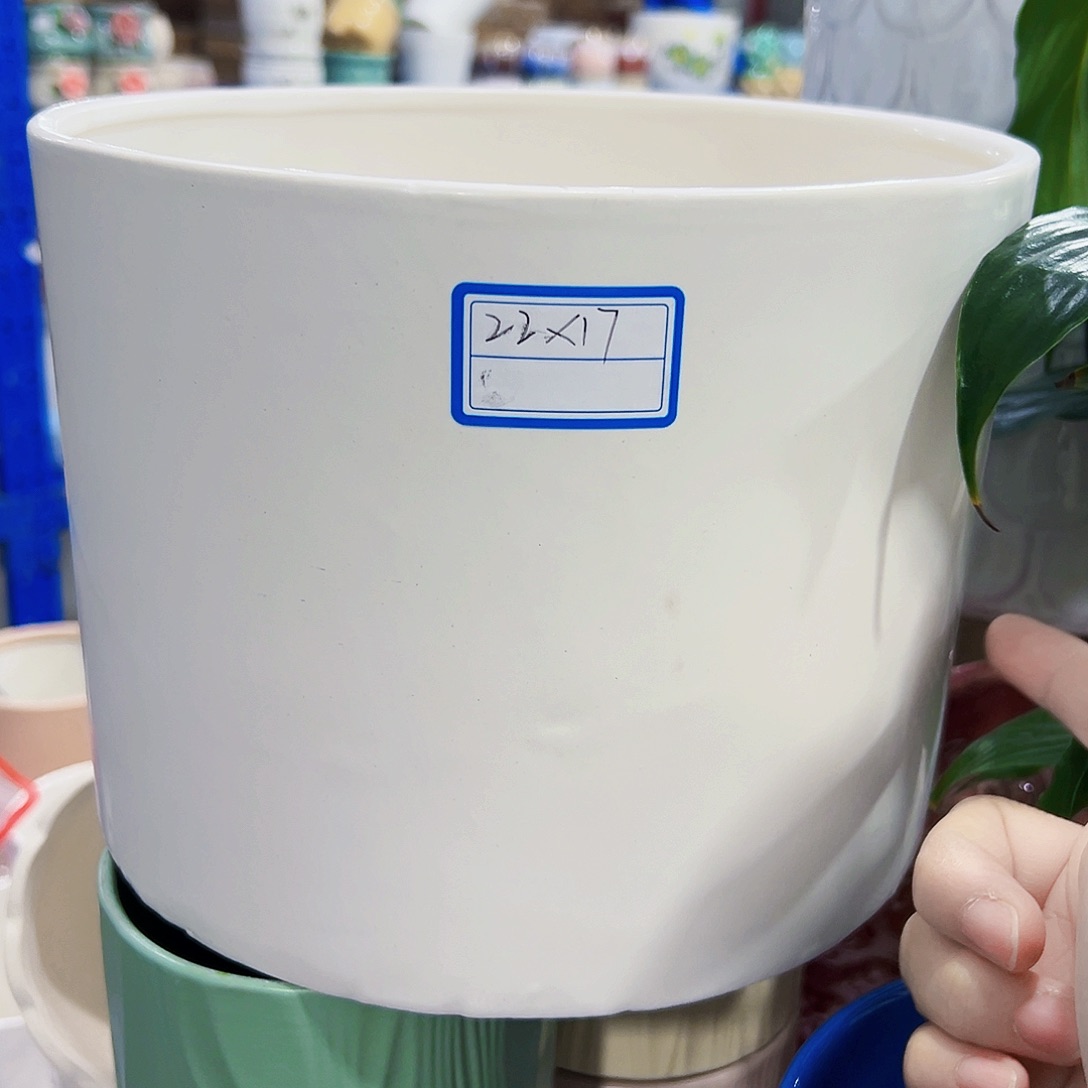 外贸尾单陶瓷花盆凑单10米包邮