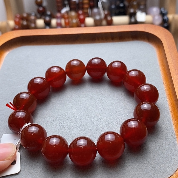 集***心玛瑙/玉髓未镶嵌手链