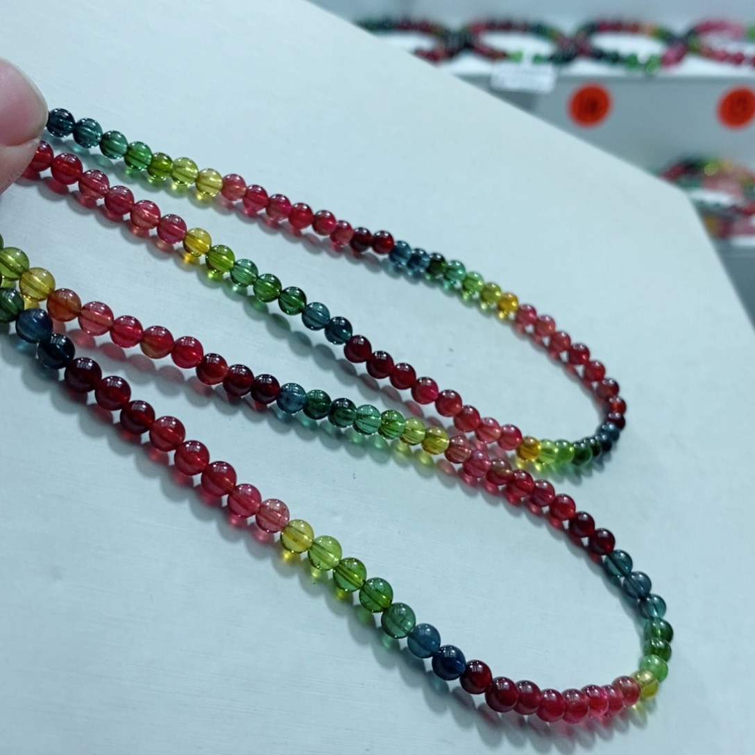 碧玺手链未镶嵌蓝*碧玺