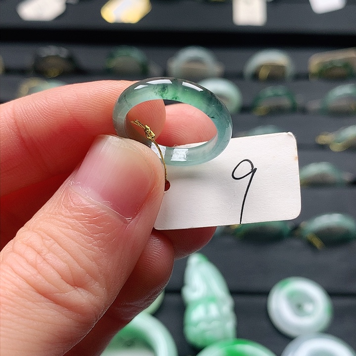 翡翠戒指未镶嵌戒指