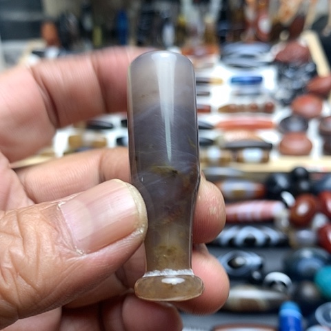 玛瑙/玉髓颈饰合金