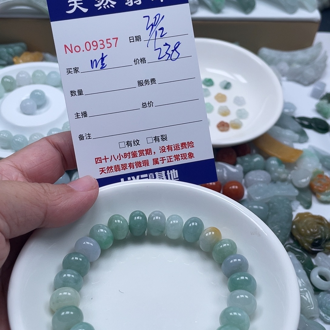 哇***哦翡翠未镶嵌颈饰3556