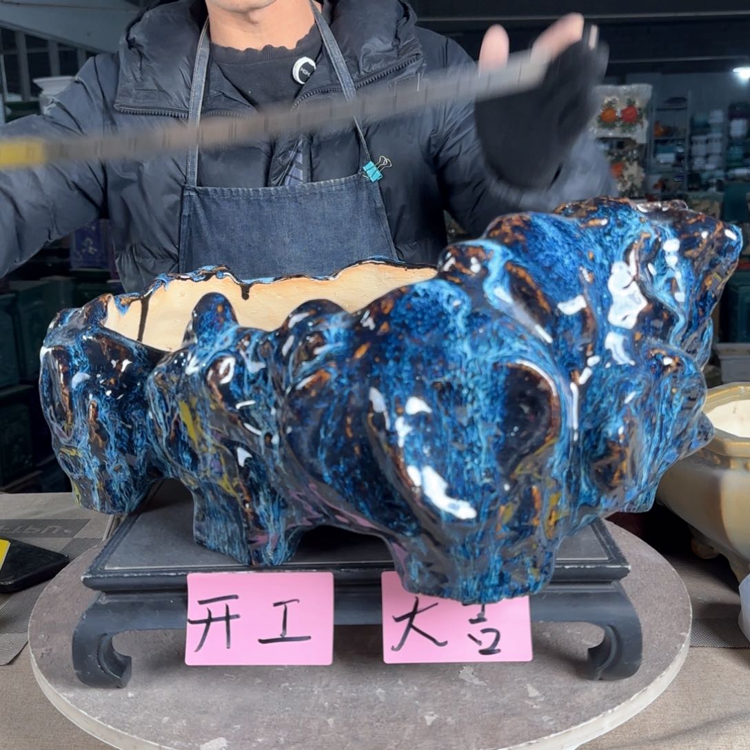 一风堂石湾花盆。