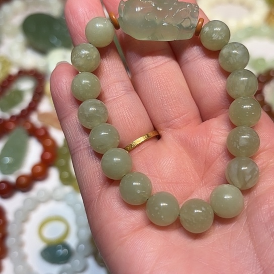 蛇纹石玉未镶嵌手串