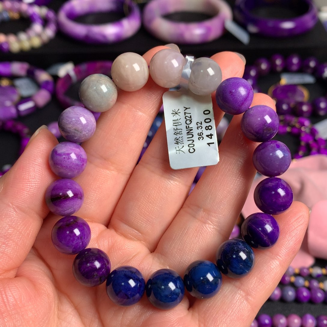 未镶嵌苏纪石（舒俱来）渐变樱花幻彩手链