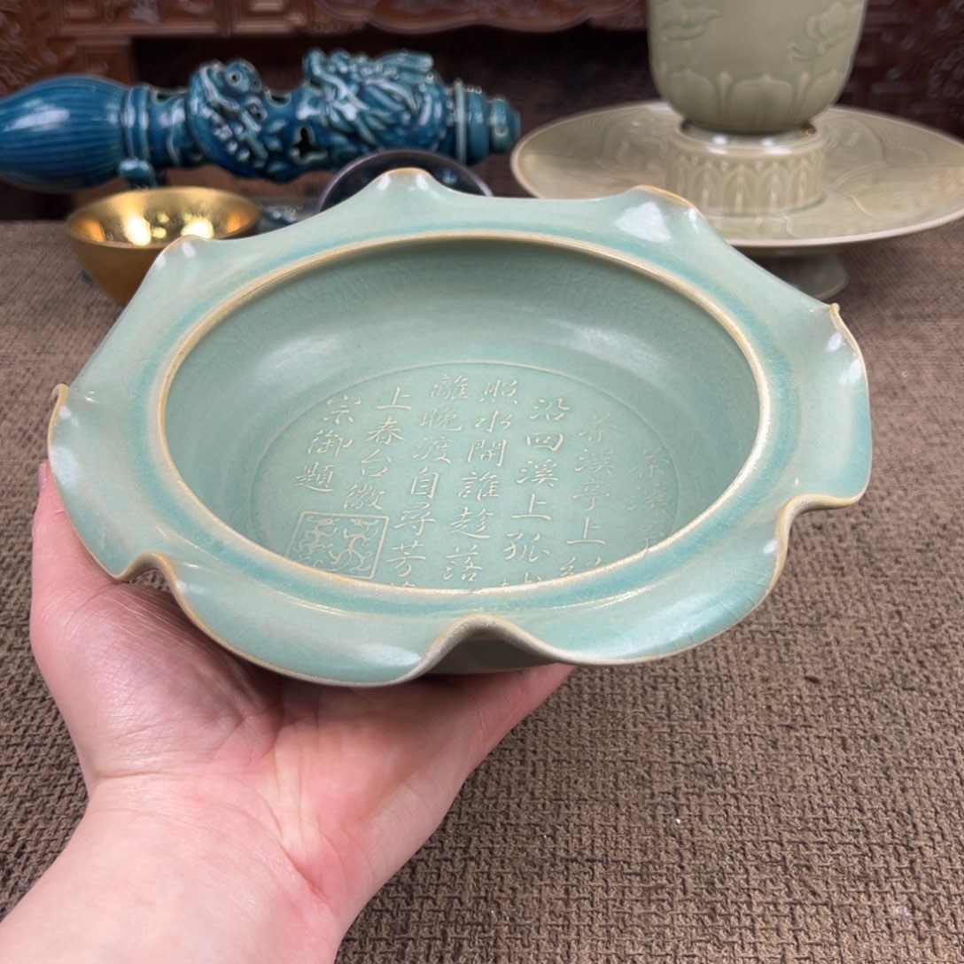 瓷片正能量陶瓷艺术品
