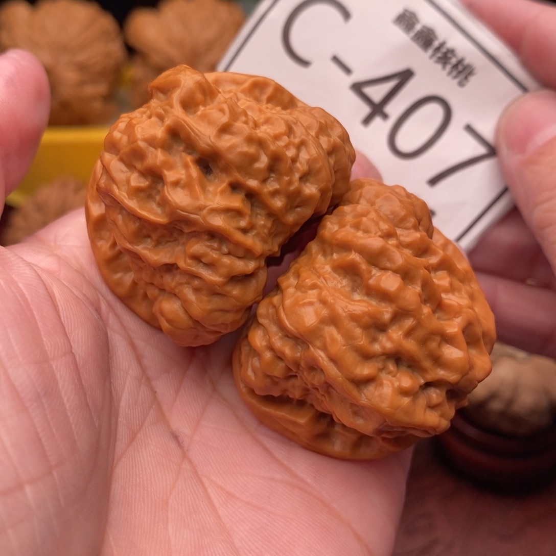 文玩核桃把件开背蛙39