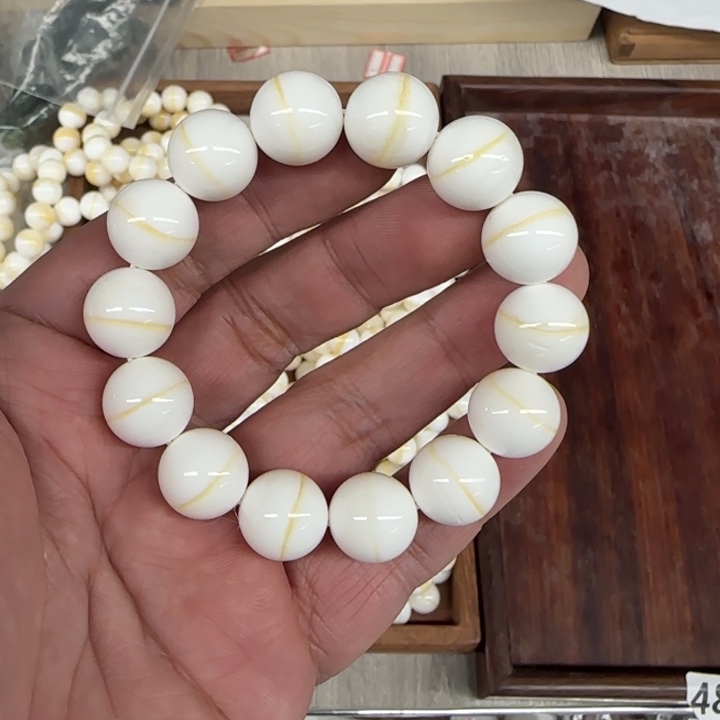白玉菩提吊坠白色1311