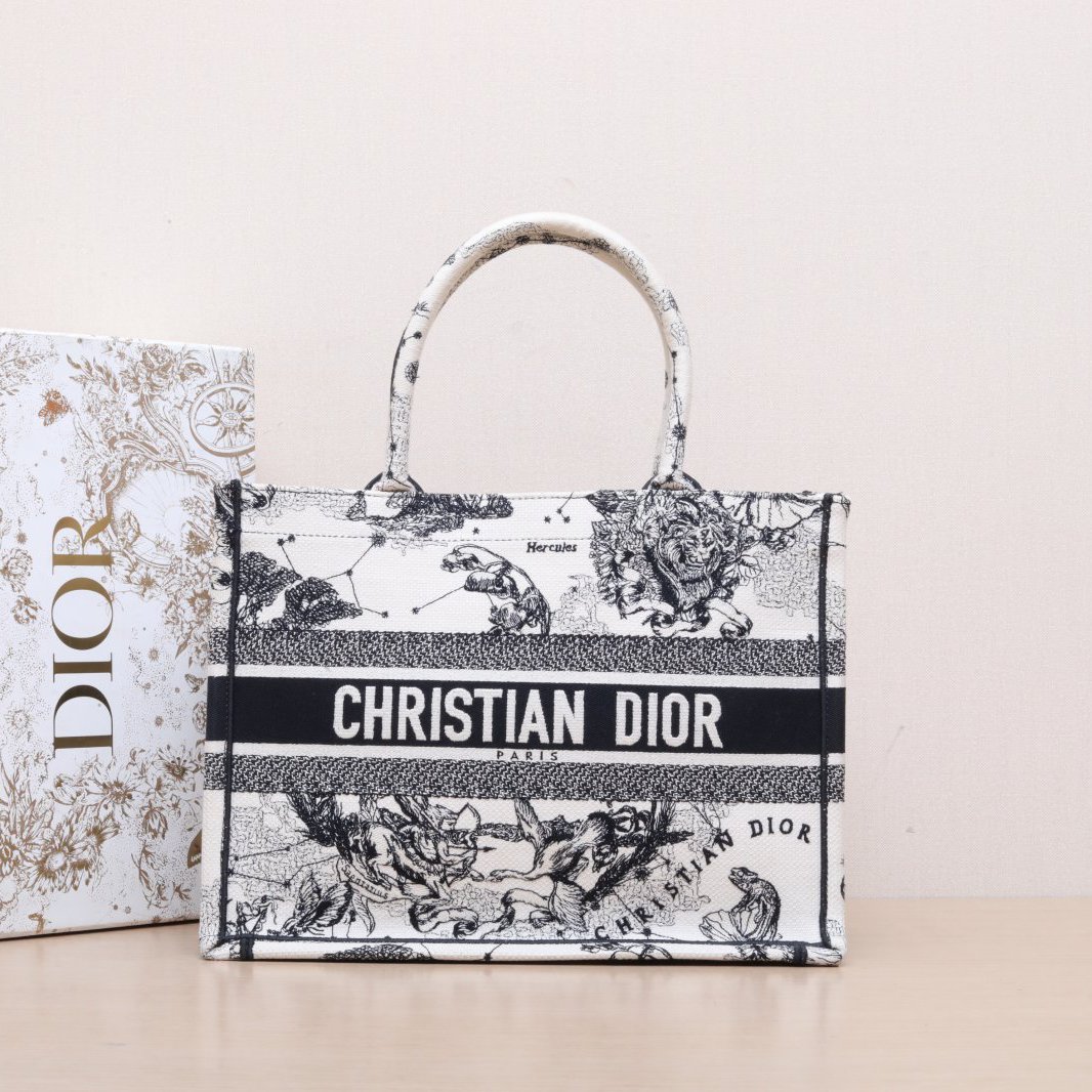 95新 DIOR/迪奥 手提包36 帆布 2022 乳白P215461799