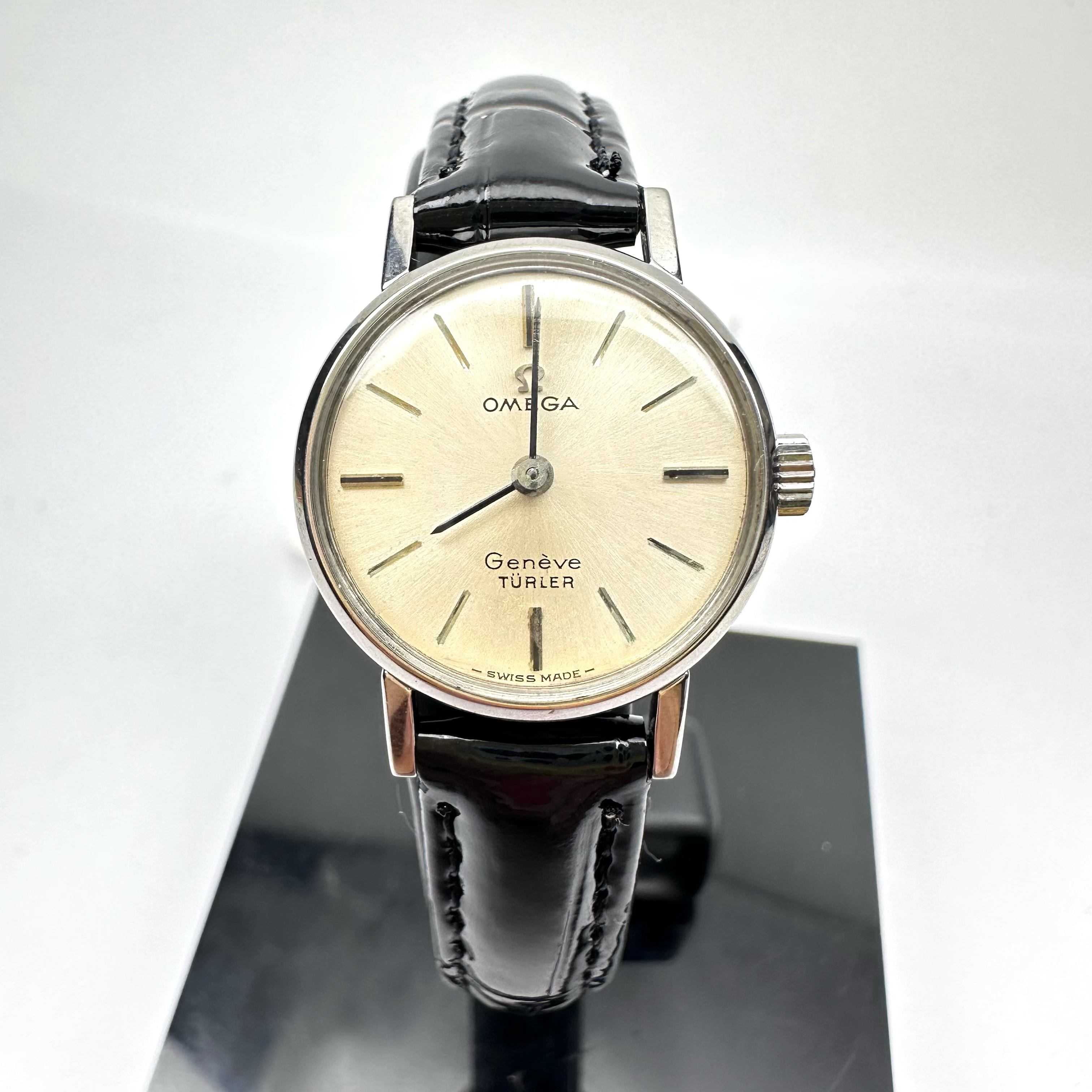 95新 Omega/欧米茄 碟飞系列/女表/手动机械/20mm/单表/5753