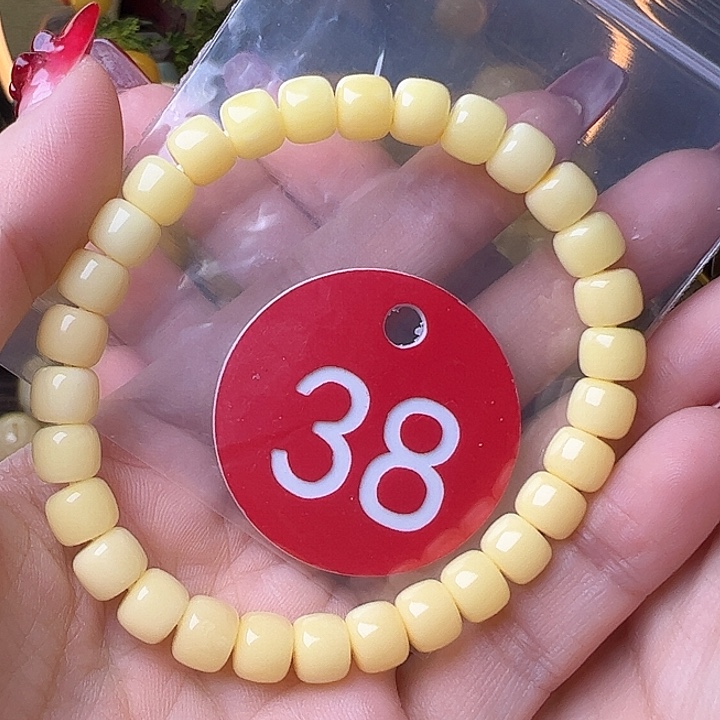 蜜蜡裸石未镶嵌7.1mm 浓蜡 手串