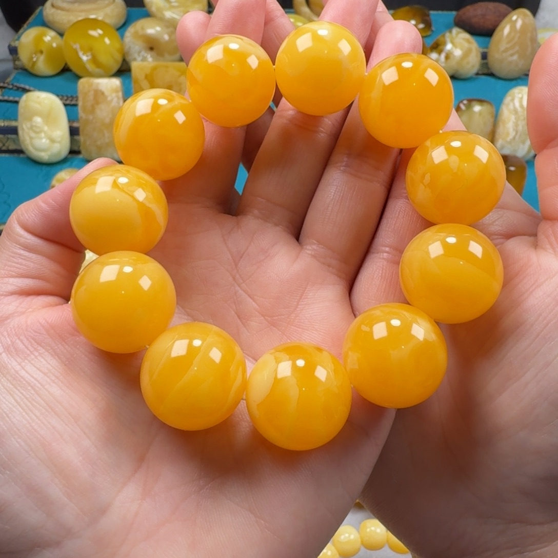 蜜蜡手链未镶嵌蜜蜡