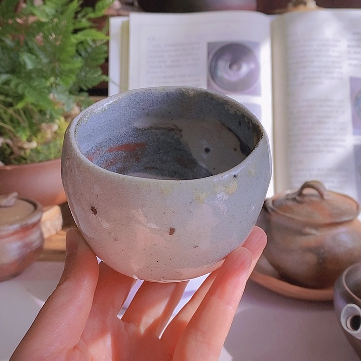 马场隆志 志野烧大号汤吞福利特价