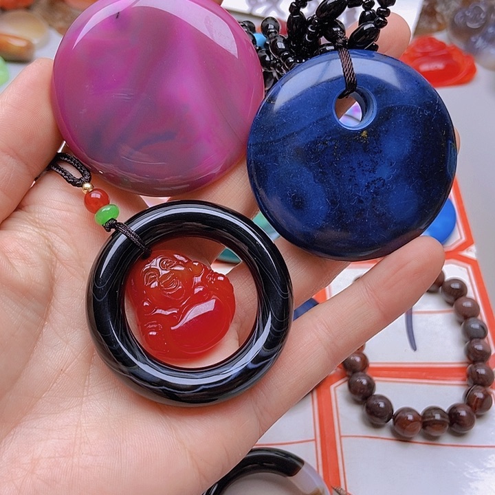 【闪购商品】未镶嵌玛瑙/玉髓珠宝半成品大**帆