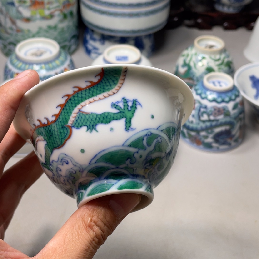 爱***建杯子景德镇陶瓷现代手工陶瓷茶具