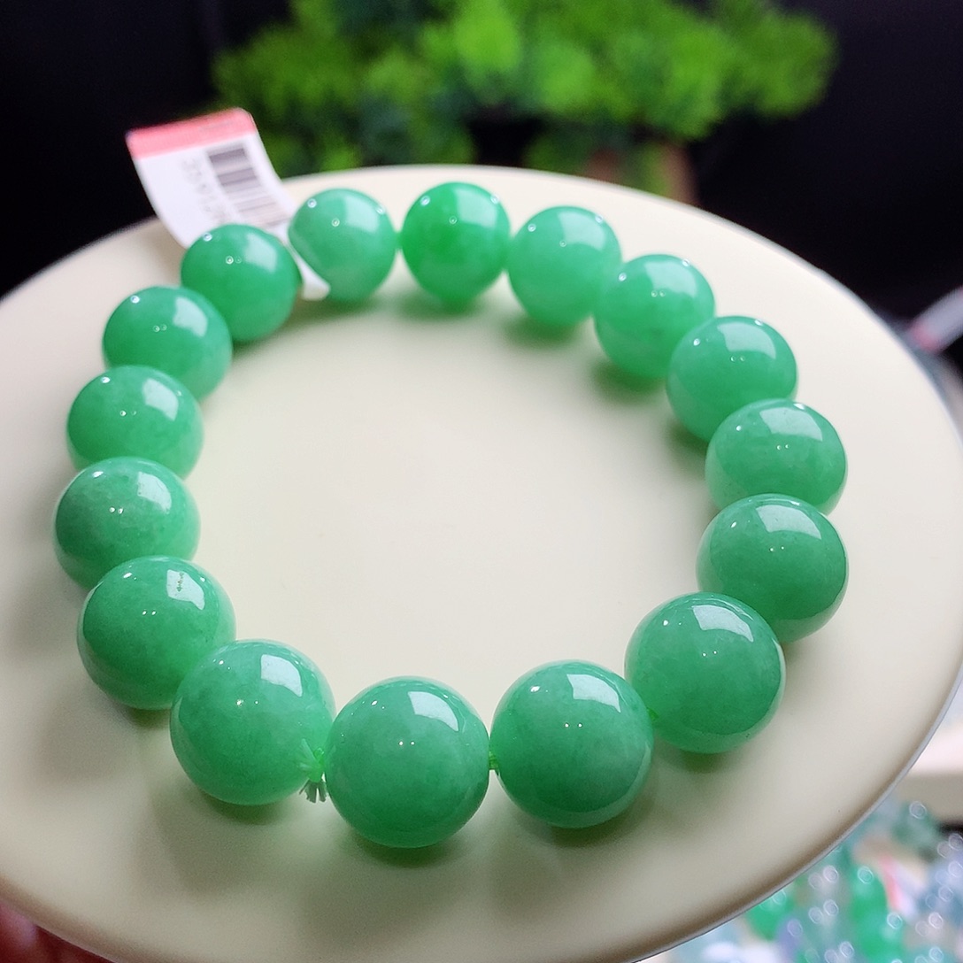 未镶嵌手串翡翠卡13mm