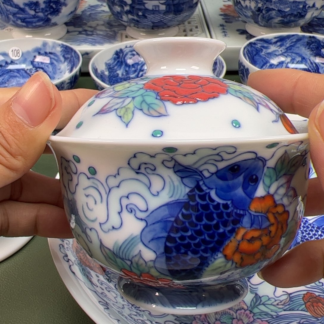 杯景德镇纯手绘茶具128